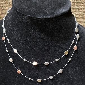 Maurices Elegant Silver and Gold Necklace